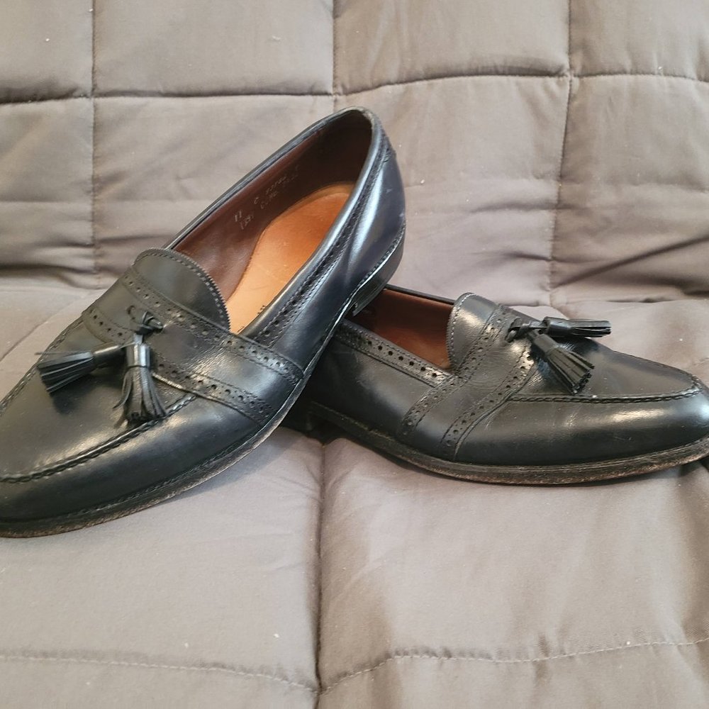 Allen Edmonds Black Tassel Loafer 11C